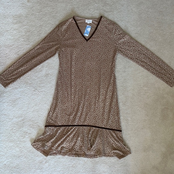Cozzi Brown Dress - Picture 1 of 6